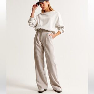 Abercrombie & Fitch Sloane Tailored Wide Leg Pant